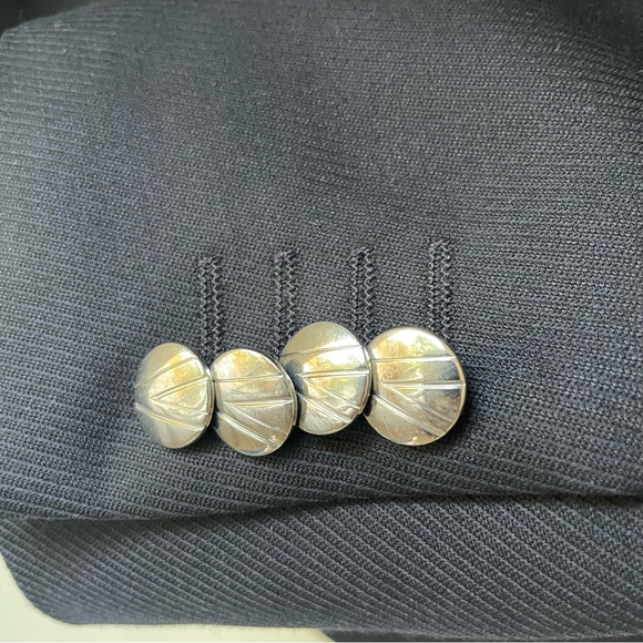 Versace Mens Black 100% Wool Single Breasted Blazer - Picture 12 of 16